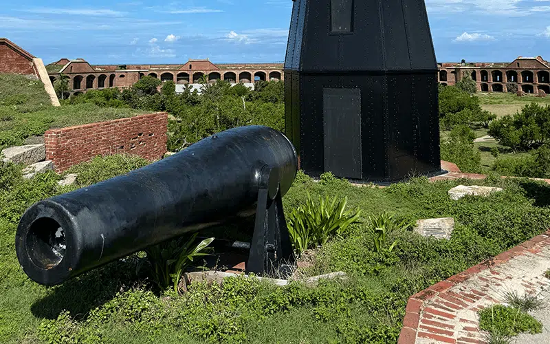 Dry Tortugas Fort Jefferson Cannon Tour