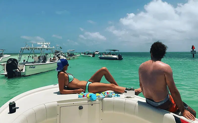 Islamorada Sandbar Tour with Forever Young Trip