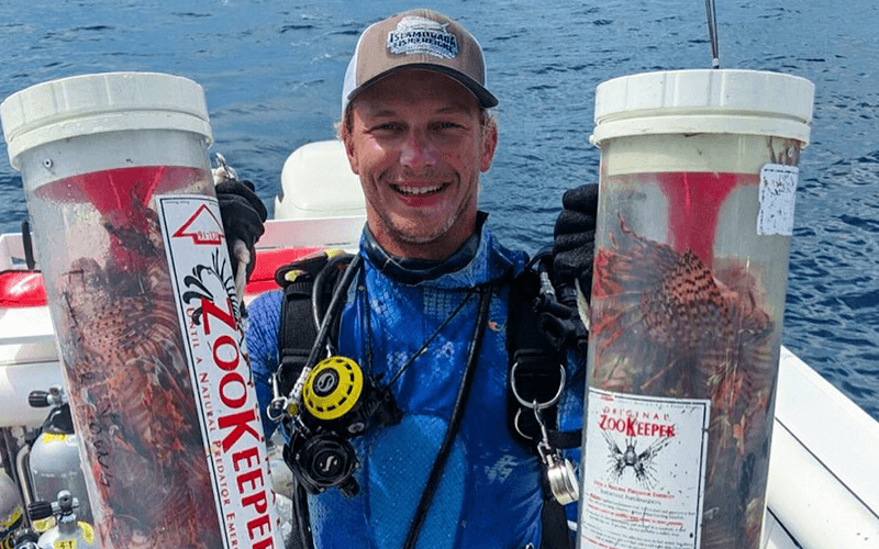 Key Largo Lionfish Hunting Charter Florida Keys