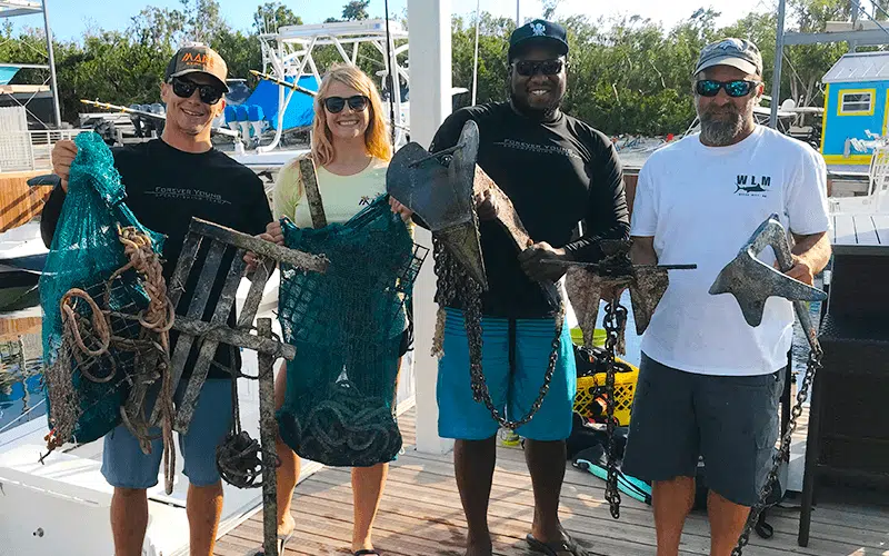 Marine Debris Removal Cleanup Florida Keys Islamorada